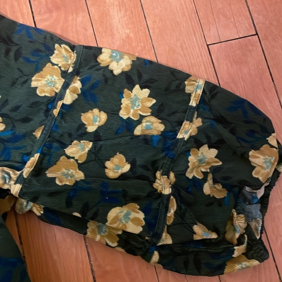 Corduroy peplum top - Picture 4 of 4